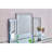 Folding Mirror 31X20, Contemporary & Graceful, Frame, Decorative For Bedroom, Living Room, Entryway 31 Inch X 20 Room Mirror, Style, Suited Wall Decoration