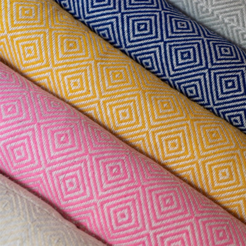 Nicola Spring - Chevron Draught Excluders - 80cm, Blue