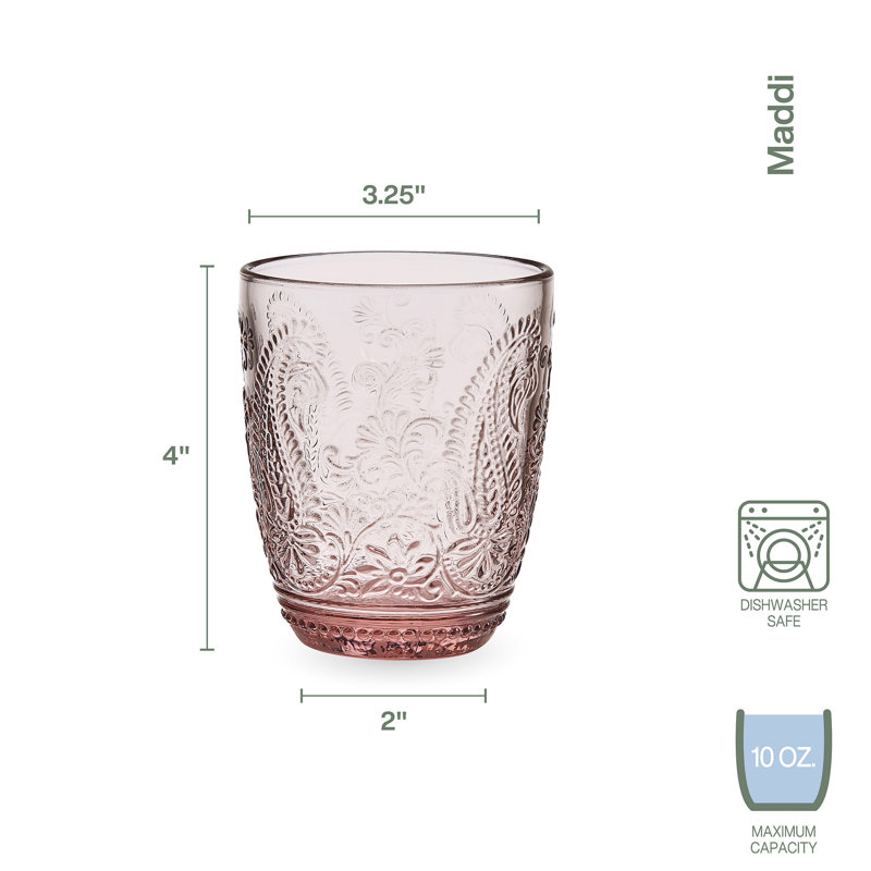 Verres à whisky Maddie, 10, Rose