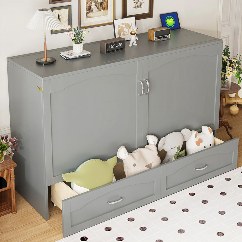 Lit escamotable Murphy, Gris
