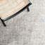 Tapis gris clair / ivoire en laine tissé à la main et à plat-1095802975