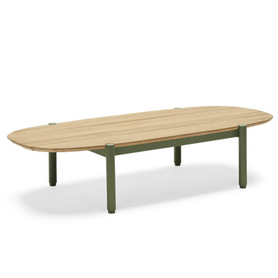 Terra Outdoor Oval Teak Coffee Table