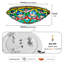 Shakia Glass Flush Mount