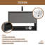 Ensemble de meuble-lavabo mural simple 30 po-295985784