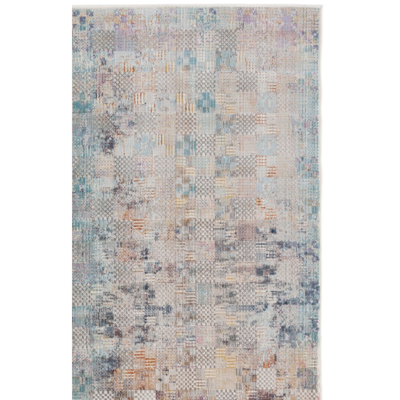 Tapis d'intérieur / extérieur Rainbow Performance Abstract, Rectangle 5 pi 3 po x 7 pi 6 po