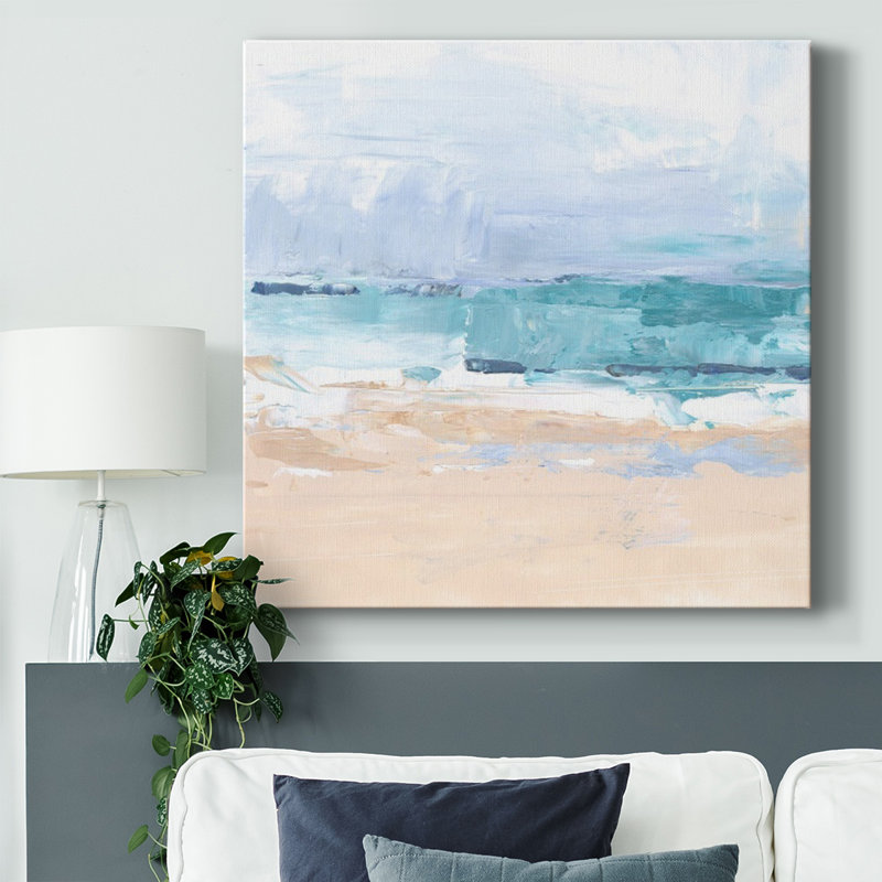 Horizon des Caraïbes II, reproduction sur toile, H 8 po x l 8 po