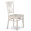  Ensemble de table de cuisine 9 pièces comprenant une table de salle à manger rectangulaire avec rallonge papillon et 8 chaises de salle à manger, 42 x 84 po, lin blanc-1811224583-1811224633