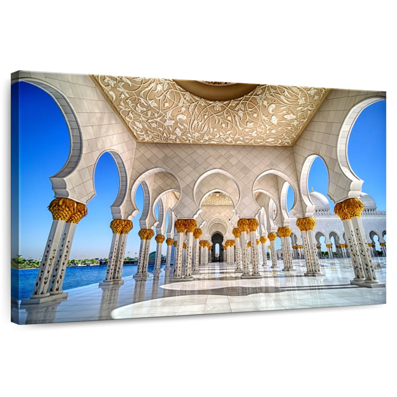 Ravi Elegant Sheikh Zayed Mosque, 8" H x 12" W