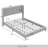 Glam Wingback Platform Bed-15261875-15261877