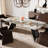 Moiser 78.8" to 110.2" Extendable Dining Table For 10-12 with Sintered Stone Top-1852863993