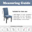 Housse pour chaise de salle à manger-409936683