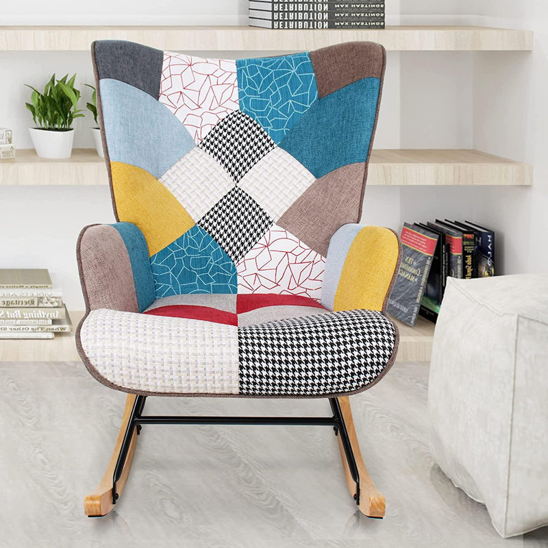 Erdah Rocking Chair, Multicolor