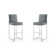 Element Upholstered Counter Stool with Metal Frame