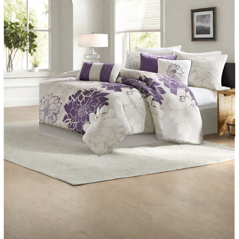 Ensembles de literie en coton de qualité supérieure simple TG, confort floral moderne pour la maison