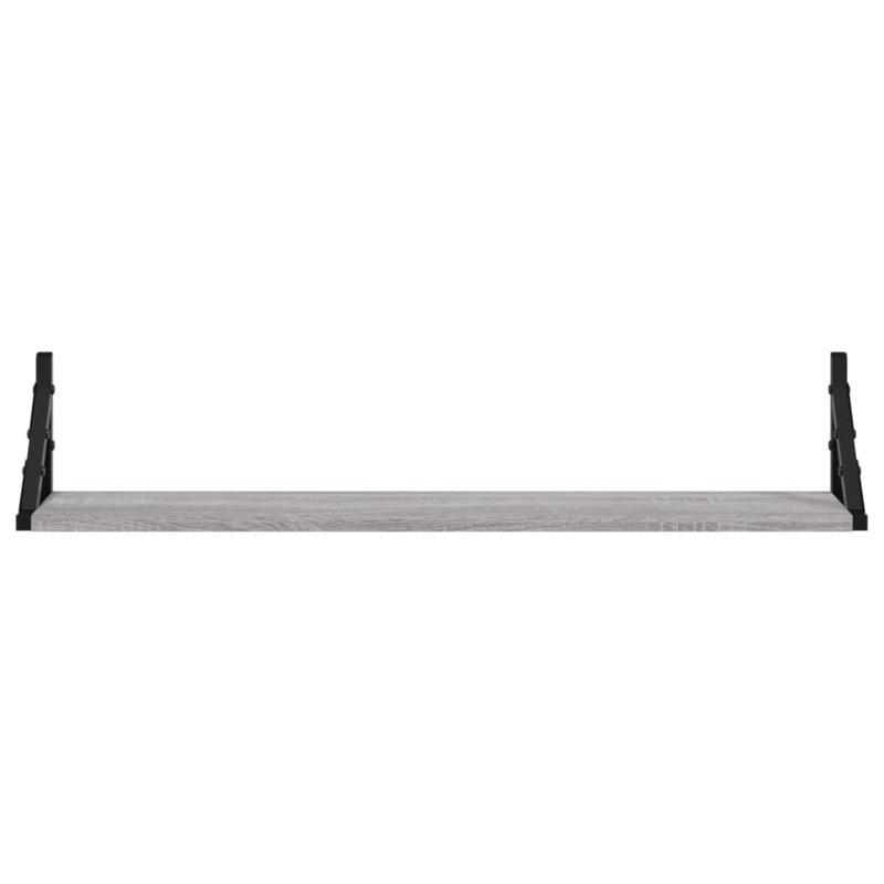 Bohuslavice Bracket Shelf, 15.5cm H x 80 cm W x 15 cm D, Grey Sonoma
