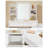 39.4'' Wide vanity with LED Lights, 6 Drawers-1785728916