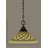 Chain Hung Pendant Shown With Chocolate Icing Glass-32466009-131507676