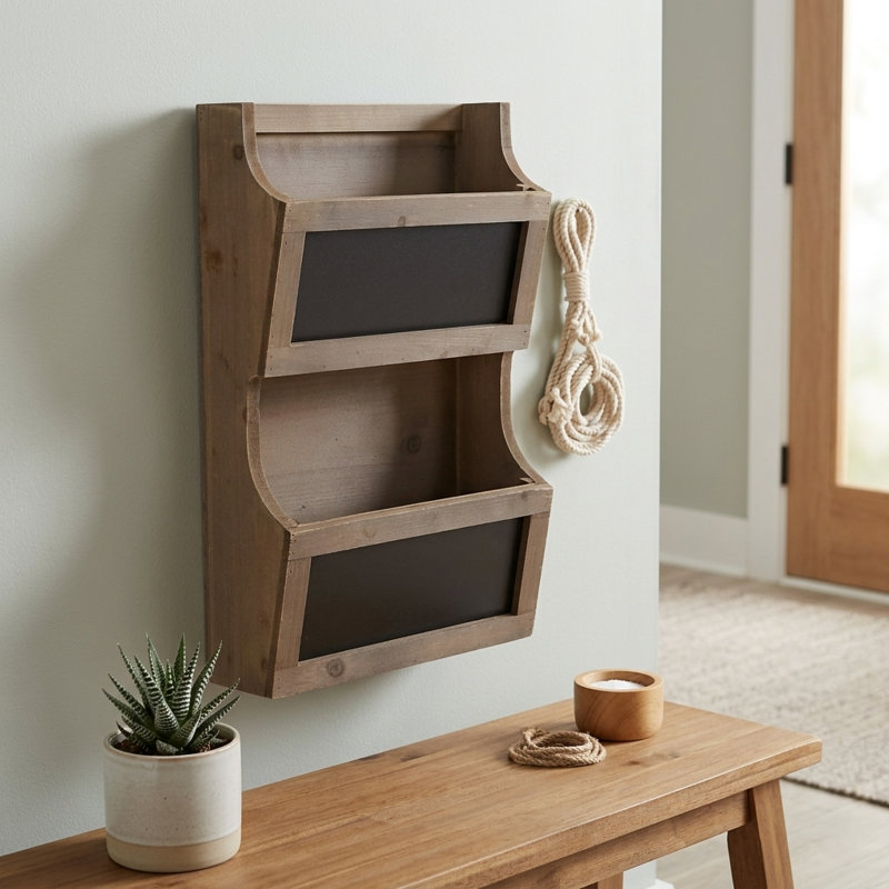 Lynden Solid Wood Wall Organizer