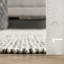 Tapis gris en laine / coton crocheté à la main Kalagher-1560912672