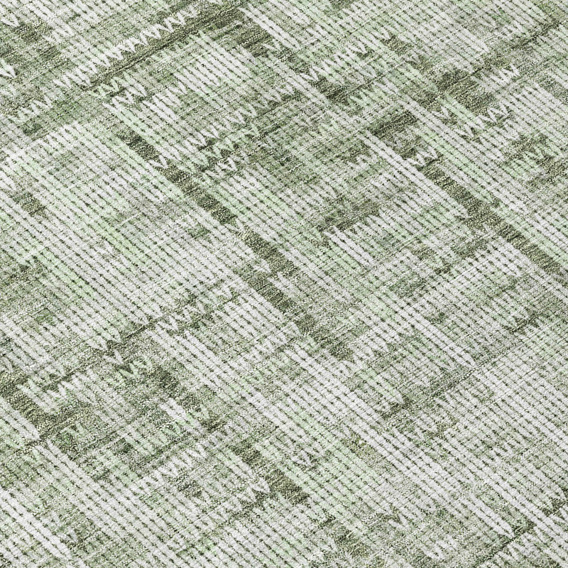 Machine Washable Indoor/Outdoor Bernadette ACN2130 Striped Rug, Rectangle 10' x 14'