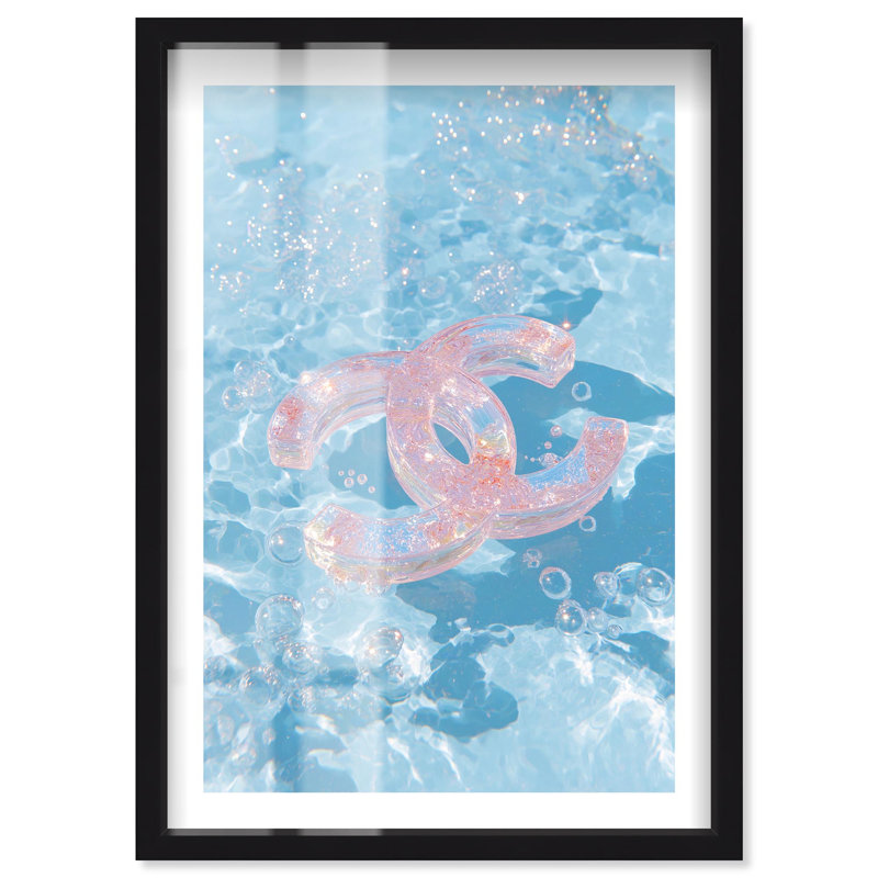 Décoration murale piscine Pool of Dreams Shadowbox par Notoriart, cadre noir, 11 x 16, H 16 po x l 11 po, Structure noire