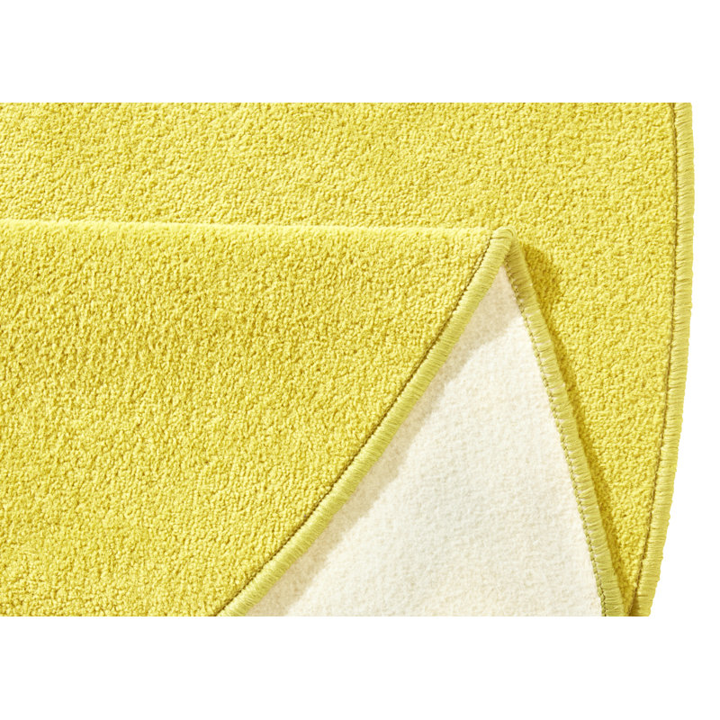 Fancy Yellow Rug, Round 133cm