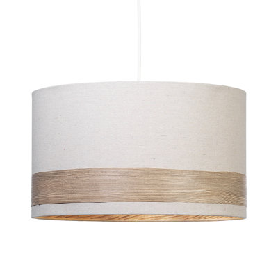 Linen Drum Pendant Shade ( Uno )