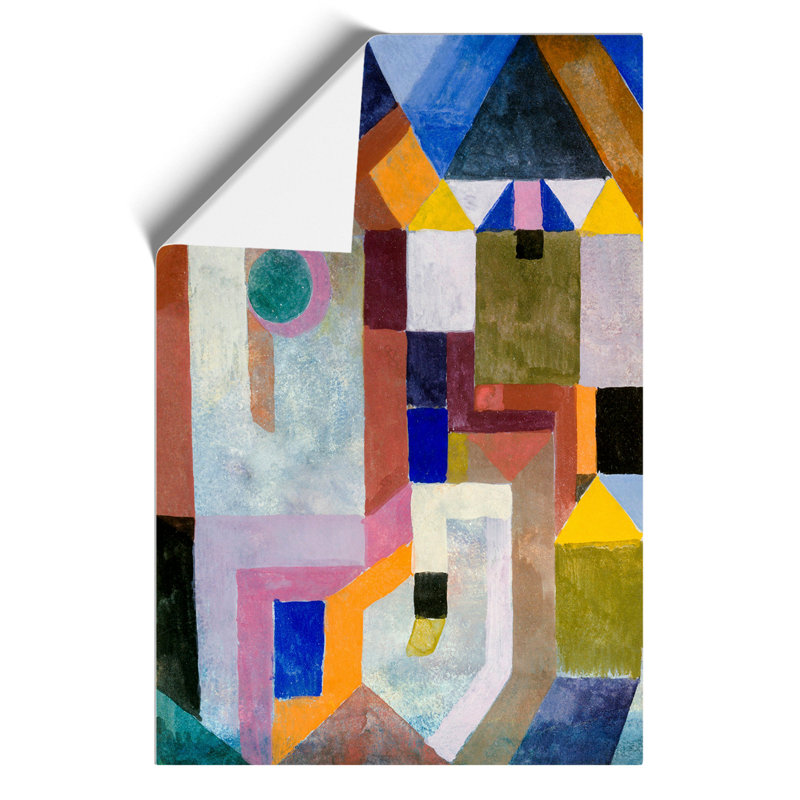 Colorful Architecture by Paul Klee - Frameless Print, 42cm H x 30cm W x 0.1cm D