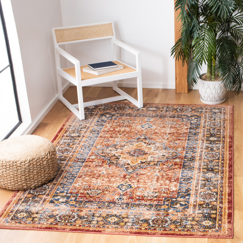 Tapis performance oriental Broomhedge Bijar, Rust/Brown, Rectangle 10 pi x 14 pi