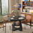 Extendable Dining Table For 4-6 People, Round Dining Table-736967080