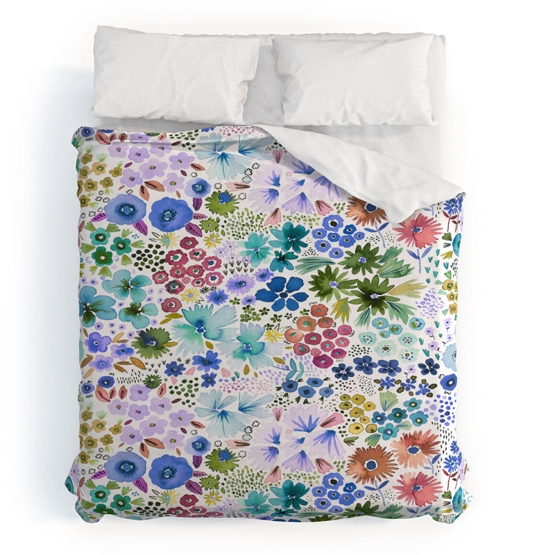 Housse de couette en coton Ninola, Housse de couette pour très grand lit