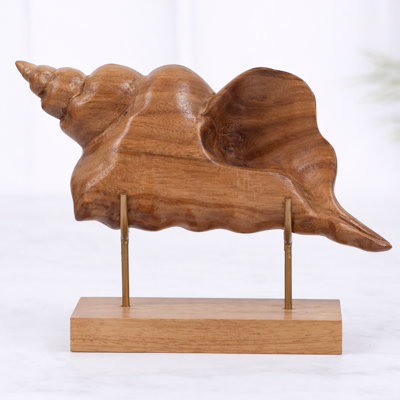 Gifts for Mom Wooden Shell Sculpture Mother’s Day Gifts, Birthday Gift for Mom & Christmas Home Decor Accent