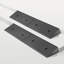 Ensemble de 2 rampes en caoutchouc pour rampe, rampe d'allée robuste pour seuil de 3 po-106480157