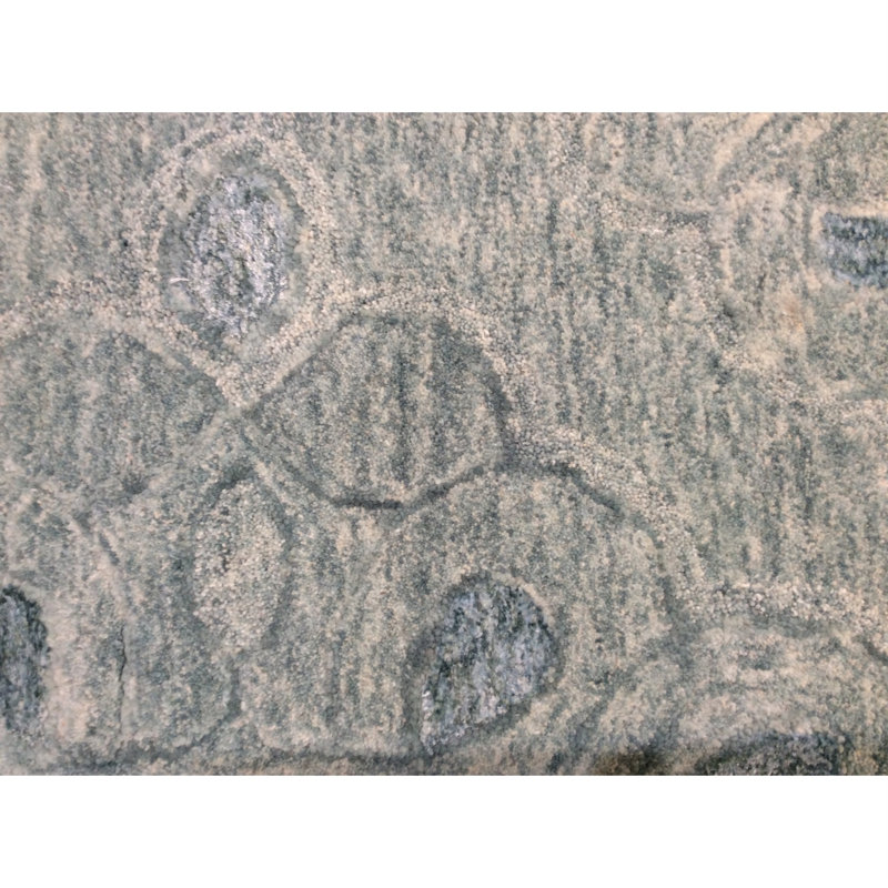 Tapis floral touffeté à la main Bodkin, Rectangle 8 pi 6 po x 11 pi 6 po