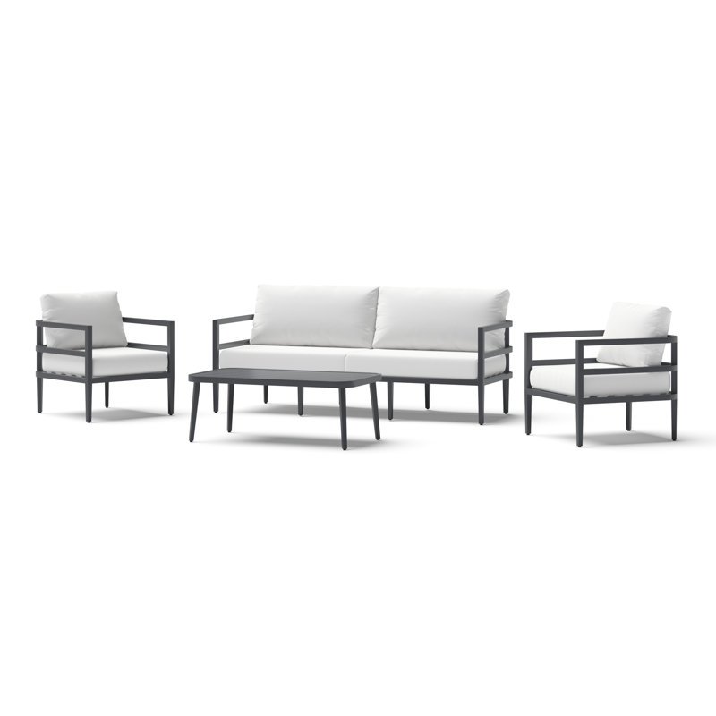 Ensemble de chaises de patio Sunbrella® 4 pièces Morelia - Blanc