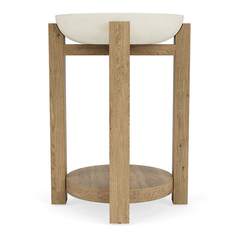 Table de bout Akash, 24" H x 18" W x 18" D