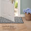 Feya Machine Woven Synthetic Damask Aera Rug in Green/White-37698425-51184564