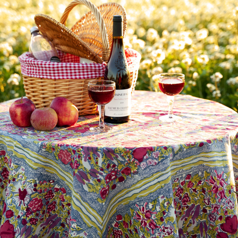 Jardine Tablecloth, 90" Square