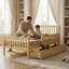 Lit plateforme simple en bois-161660609