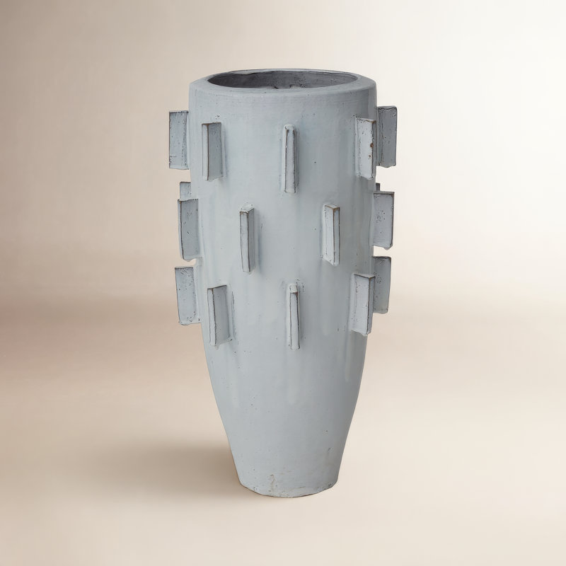 Kramer ceramic flower pot, H 31,75 po x l 16,5 po x P 16,5 po