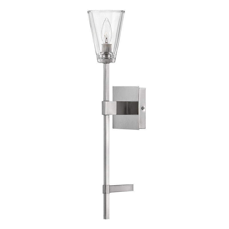 Meuble-lavabo simple, Nickel poli