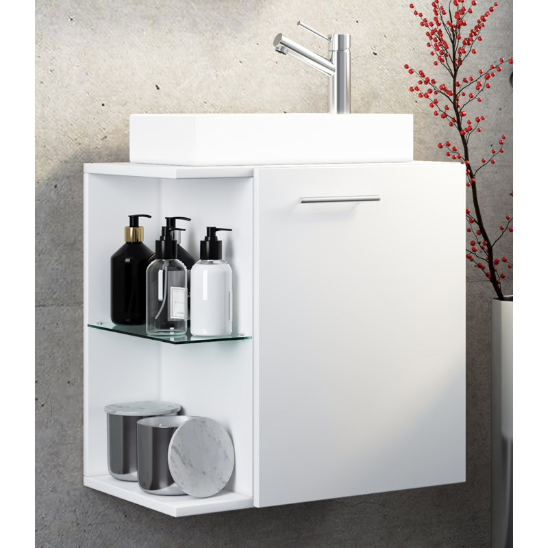 Raminta Bathroom Furniture Suite, White