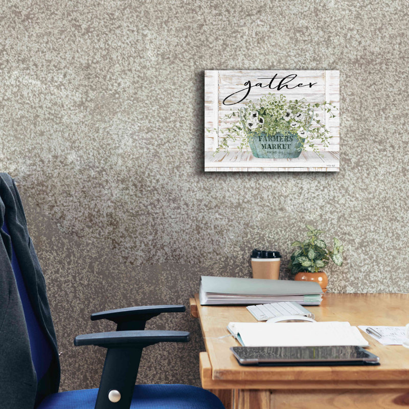 «Gather» par Cindy Jacobs, impression sur toile tendue, H 12 po x l 16 po x P 0,75 po