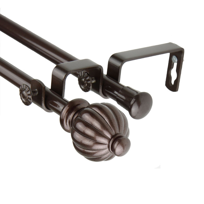 Double Curtain Rod, 28" - 48" W
