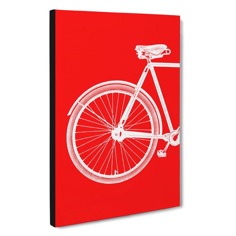 Bicycle Abstract No.1 - Wrapped Canvas Print, 50cm H x 35cm W x 3cm D