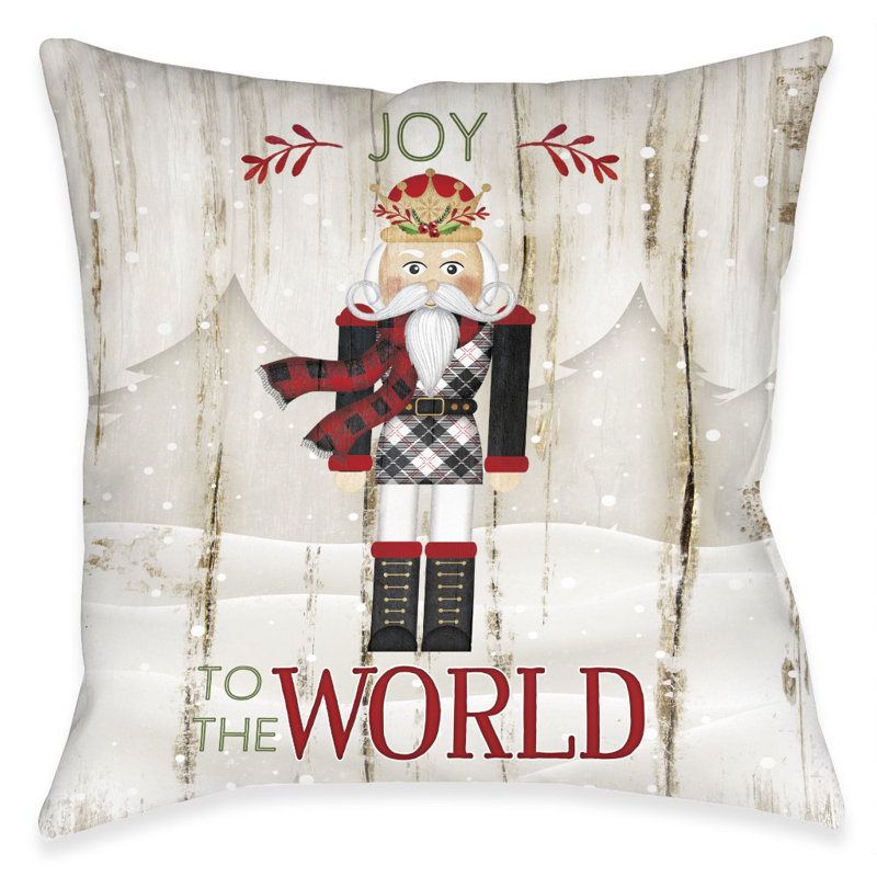 Nutcracker Christmas Throw Pillow