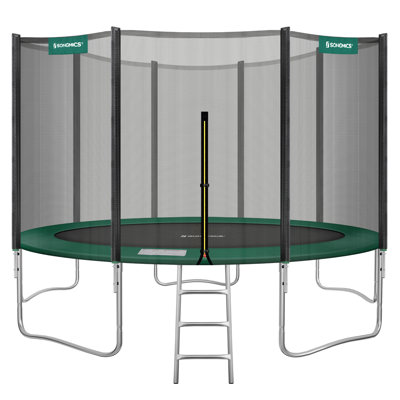 Songmics 427cm Round Backyard Trampoline with Safety Enclosure