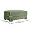 Repose-pieds rembourré en velours côtelé de 28 pouces avec accoudoirs très larges et base en bois durable, pour plus de confort et de style.-1204059553