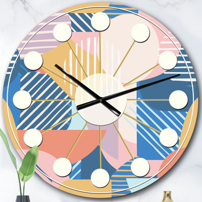 Horloge murale tendance Mid-Century
