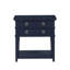 Table de chevet avec tiroir et tablette ouverte-801674234